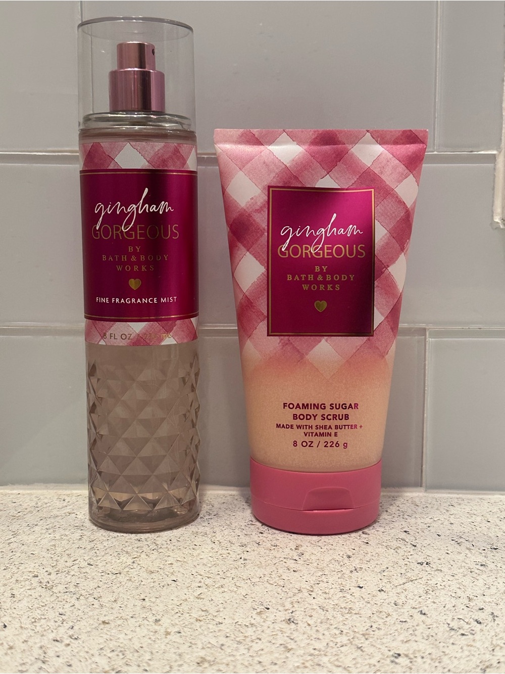 Bath & Body Works Gingham Gorgeous Set